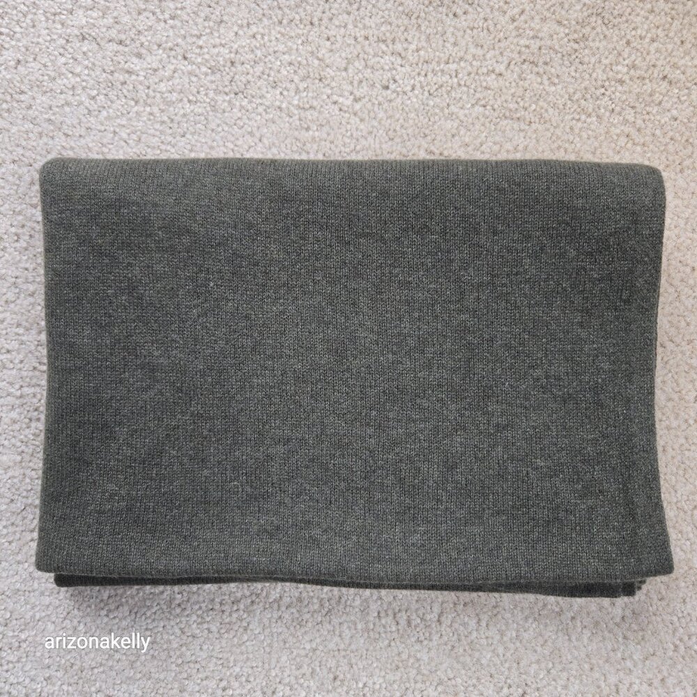 NWT Cashmere Scarf Wrap Green Charter Club - Picture 10 of 10